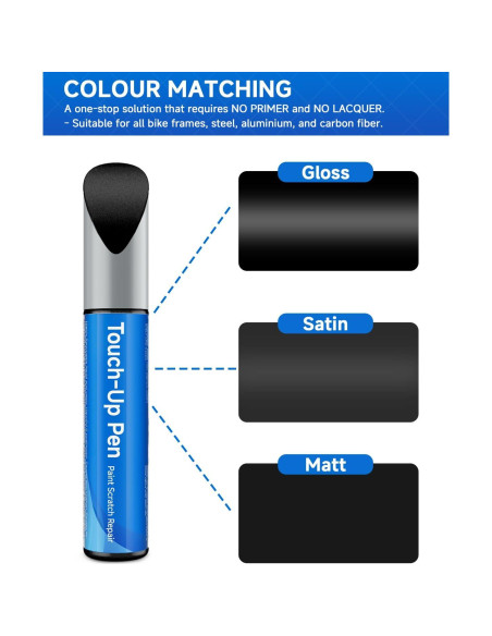 Pintura de Retoque para Bicicleta Giant Carbono Mate 11.8ml Pintura de Retoque para Bicicleta Giant Carbono Mate 11.8ml