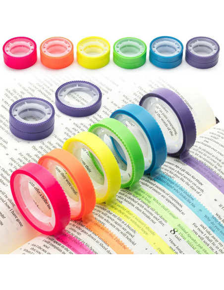 Cinta Resaltadora Mr. Pen - 12 Rollos Multicolor 8mm x 5m Cinta Resaltadora Mr. Pen - 12 Rollos Multicolor 8mm x 5m