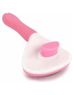 Cepillo Autolimpiante para Gatos PanSukided Rosa 19.6x10.4cm