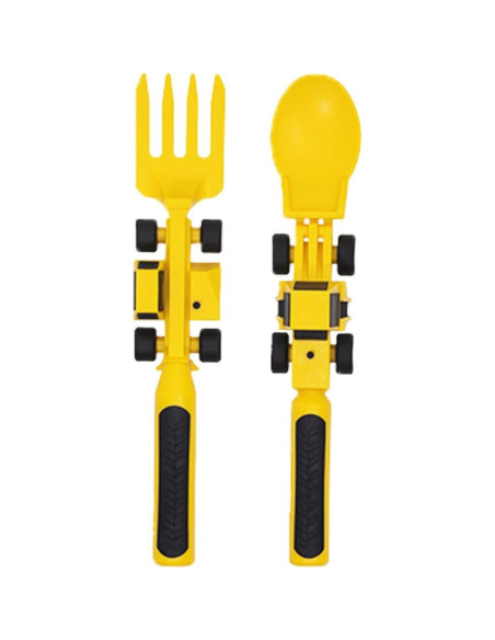Juego de Utensilios para Niños Comida Constructiva - 3 Piezas Juego de Utensilios para Niños Comida Constructiva - 3 Piezas