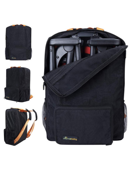 Bolsa de Viaje para Cochecito Minne Baby, Nylon Resistente, 35x14x46cm Bolsa de Viaje para Cochecito Minne Baby, Nylon Resistente, 35x14x46cm