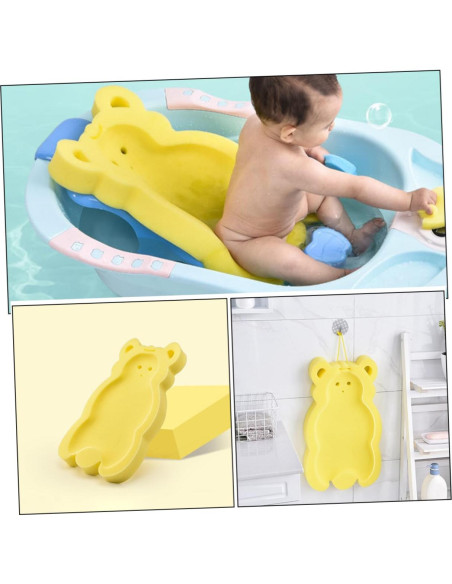 Alfombra de Baño Antideslizante Esponja Amarilla para Bebés Alfombra de Baño Antideslizante Esponja Amarilla para Bebés