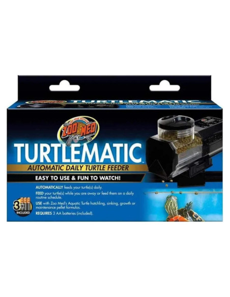Alimentador Automático Diario para Tortugas Zoo Med Turtlematic Alimentador Automático Diario para Tortugas Zoo Med Turtlematic