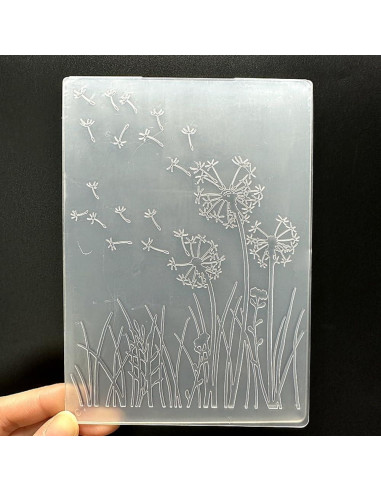 Plantilla de Embosado 3D A6 Plástico para Scrapbooking