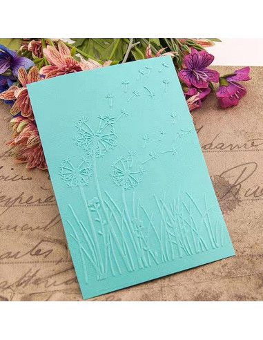 Plantilla de Embosado 3D A6 Plástico para Scrapbooking