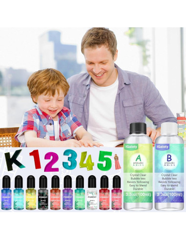 Kit de Inicio Molde Alfabeto Resina IGaiety 169 Piezas