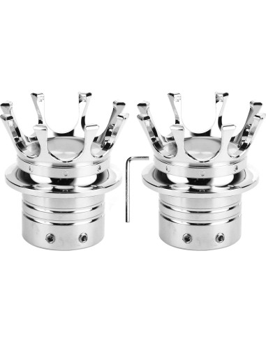 Cubiertas de Tuerca de Eje Delantero Tbest Aluminio CNC 62x65mm