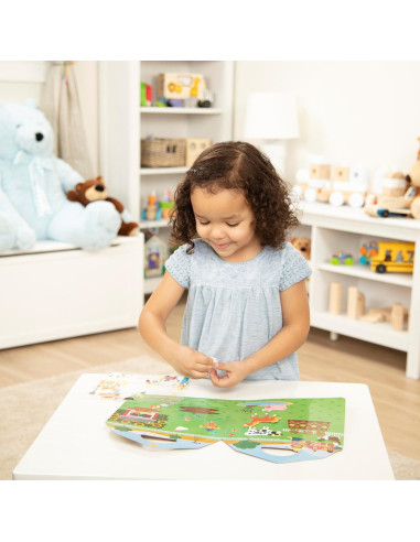 Set de Libros de Actividades Melissa y Doug - Granja, Safari y Ardilla