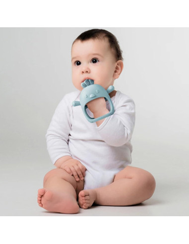 PandaEar Juguetes de Dentición Silicona 2 Piezas Alivio Bebé