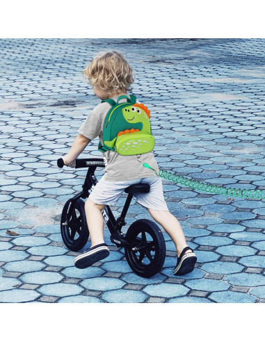 Mochila Arnés Accmor Dinosaurio Acuamarina para Niños 1-3 Años
