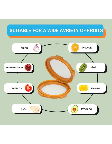 Contenedor de Almacenamiento de Frutas y Verduras Ortarco 4Pcs Contenedor de Almacenamiento de Frutas y Verduras Ortarco 4Pcs