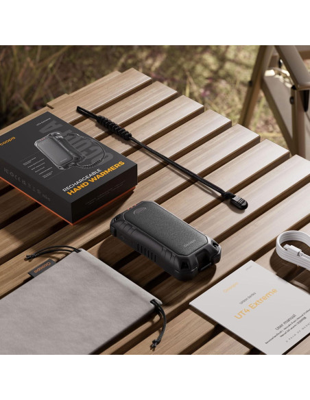 Calentador de Manos OCOOPA UT3201-BK 10000mAh Impermeable Calentador de Manos OCOOPA UT3201-BK 10000mAh Impermeable