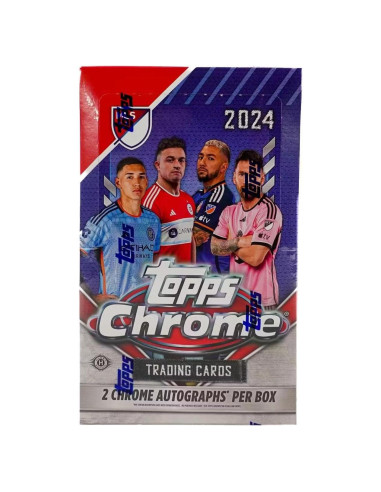 Caja HOBBY 2024 Topps Chrome MLS Soccer - 20 Paquetes