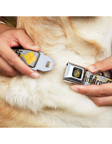 Collar para Perros Warner Bros Harry Potter Hufflepuff 24.1-33 cm Collar para Perros Warner Bros Harry Potter Hufflepuff 24.1-33 cm