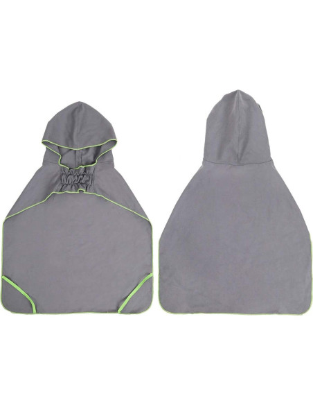 Toalla de baño para perros DogLemi S Gris microfibra absorbente Toalla de baño para perros DogLemi S Gris microfibra absorbente