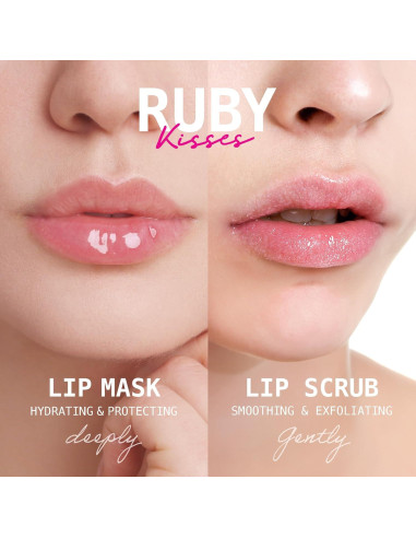 Máscara Intensiva para Labios Ruby Kisses - Hidratación Ultra 132g