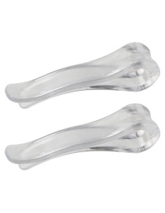 Clips de Plástico Transparente MEETOOT 150pcs 39mm Tipo Cocodrilo