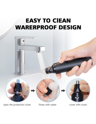 Recortador de Vello Nasal y Orejas XOOMRSCP Recargable USB-C