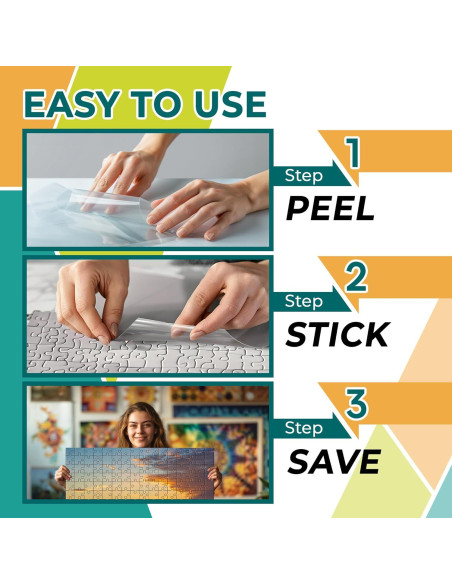 HASHI Puzzle Saver 4 Hojas 31.5 x 38.9 cm con Ganchos HASHI Puzzle Saver 4 Hojas 31.5 x 38.9 cm con Ganchos