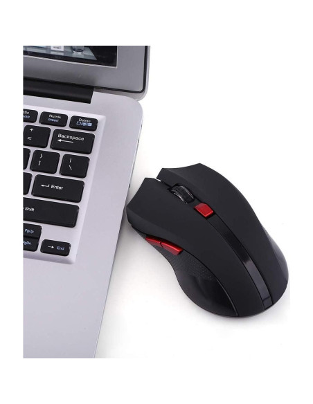 Ratón Óptico Gaming GOWENIC 2400DPI Ergonómico Recargable Ratón Óptico Gaming GOWENIC 2400DPI Ergonómico Recargable