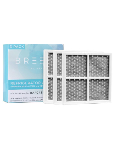Filtro de Aire para Refrigerador LG LT120F Breeze by MAYA - 3 Piezas