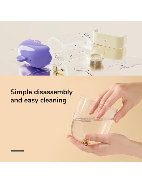 Dispensador de Agua para Mascotas Tafit Beige 360ml Sin Goteo Dispensador de Agua para Mascotas Tafit Beige 360ml Sin Goteo
