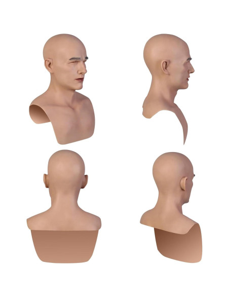 Máscara de Silicona Realista CRRCLSY Beige para Cosplay Máscara de Silicona Realista CRRCLSY Beige para Cosplay