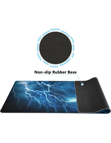 Alfombrilla de Ratón Grande Glaphy 80 x 30 cm Antideslizante