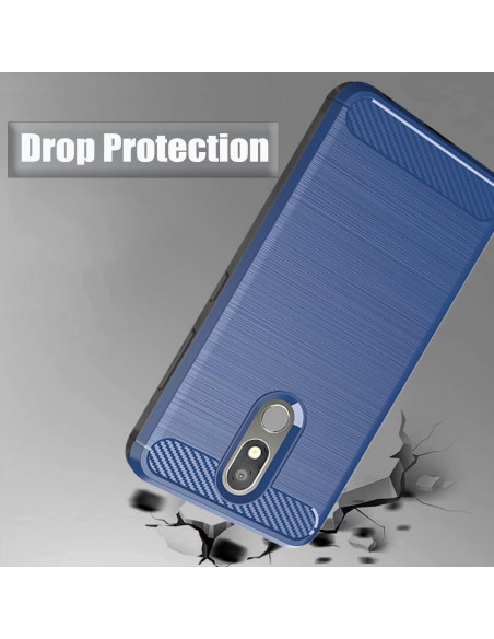 Funda Ultra Delgada TPU para LG Aristo 2/3 - Azul Marino Funda Ultra Delgada TPU para LG Aristo 2/3 - Azul Marino