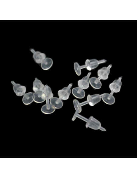 BronaGrand 1000 Piezas Postes y Respaldos de Aretes Transparentes BronaGrand 1000 Piezas Postes y Respaldos de Aretes Transparentes