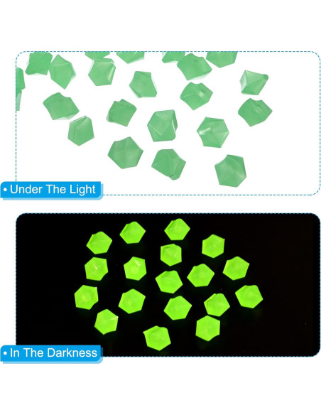 Rocas Brillantes Luminiscentes MECCANIXITY 100pcs Verde 10-15cm Rocas Brillantes Luminiscentes MECCANIXITY 100pcs Verde 10-15cm