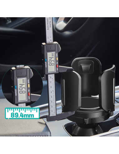 Soporte para Tazas de Auto Este Hill Ajustable 6.5-14 cm