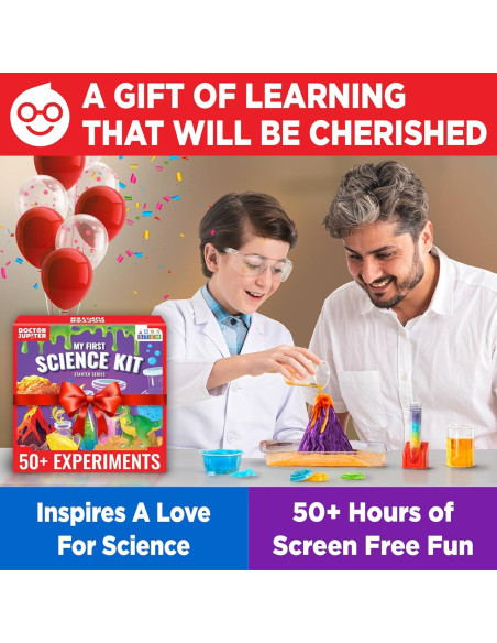 Kit de Ciencia para Niños Doctor Jupiter - 50 Experimentos STEM Kit de Ciencia para Niños Doctor Jupiter - 50 Experimentos STEM