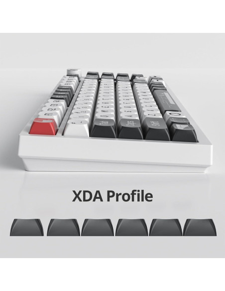 Keycaps XDA Owpkeenthy 133 Teclas PBT Blanco para Teclado Mecánico Keycaps XDA Owpkeenthy 133 Teclas PBT Blanco para Teclado Mecánico