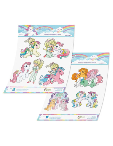 Calcomanías Mi Pequeño Pony Desierto Cactus - 8 Vinilos Adhesivos