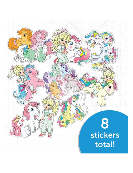 Calcomanías Mi Pequeño Pony Desierto Cactus - 8 Vinilos Adhesivos Calcomanías Mi Pequeño Pony Desierto Cactus - 8 Vinilos Adhesivos