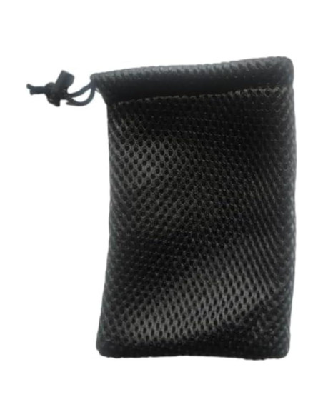 Bolsa de Cuerda de Malla de Nylon QLXHBOT 5Pcs 13x9cm Negra Bolsa de Cuerda de Malla de Nylon QLXHBOT 5Pcs 13x9cm Negra