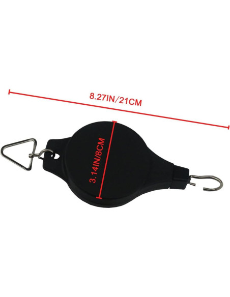 Polea de Planta Ogrmar 2PCS Soporte Colgante 15kg Negro Polea de Planta Ogrmar 2PCS Soporte Colgante 15kg Negro