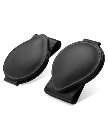 Soporte de Gafas MoKo para Coche, Clip Magnético PU Negro Soporte de Gafas MoKo para Coche, Clip Magnético PU Negro