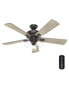 Ventilador de Techo Hunter Crestfield 132 cm Bronce Noble LED