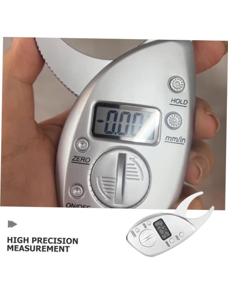 Calibrador Digital de Pliegues Cutáneos DRESSOOS - Plata Calibrador Digital de Pliegues Cutáneos DRESSOOS - Plata
