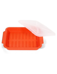 Hacedor de Tocino para Microondas M MUGOOLER 23.1 cm Rojo