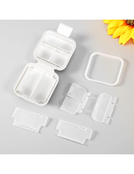Organizador de Pastillas Dynippy 2 Pack Portátil 5 Compartimentos Organizador de Pastillas Dynippy 2 Pack Portátil 5 Compartimentos