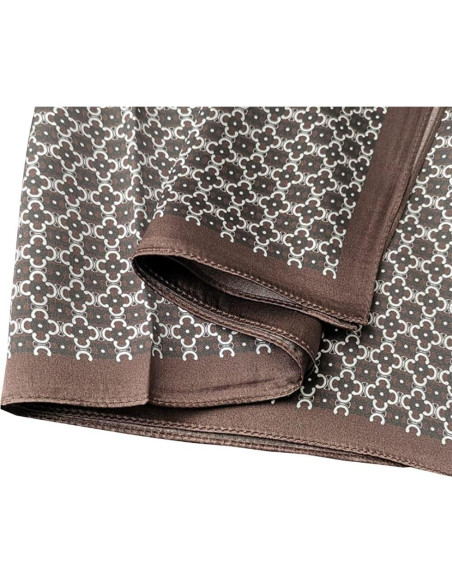 Bufanda de Seda 100% Morera JERLA 53x53cm Diseño Paisley Bufanda de Seda 100% Morera JERLA 53x53cm Diseño Paisley