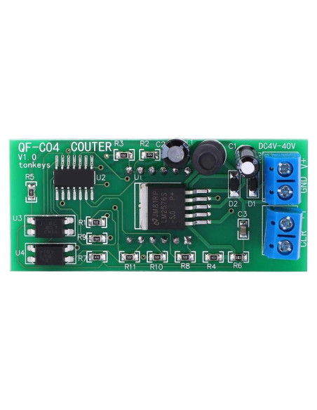 Módulo Contador Digital Garosa QF-C04 DC 4-40V 4 Dígitos Módulo Contador Digital Garosa QF-C04 DC 4-40V 4 Dígitos