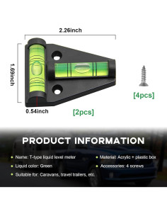 Niveladores Magnéticos para RV Yourkar 2 Pcs Ajuste Universal 2