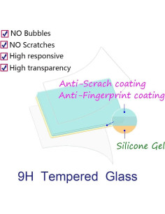 Protector de Pantalla Vidrio Templado 9H para Sony ZV-1 II/ZV-E10 2