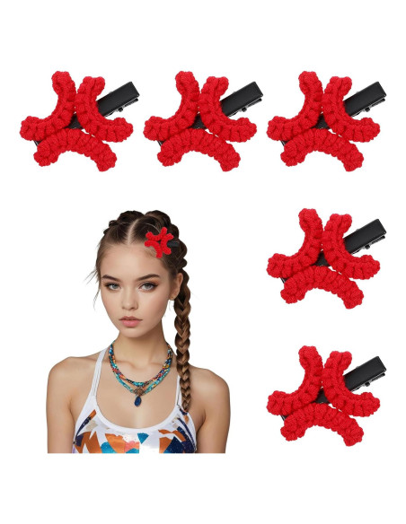 6 Clips de Pelo Divertidos Ira Lindos para Mujeres - Accesorios 6 Clips de Pelo Divertidos Ira Lindos para Mujeres - Accesorios