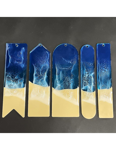 Molde de Marcador de Resina ResinWorld 2 Piezas Silicona Molde de Marcador de Resina ResinWorld 2 Piezas Silicona
