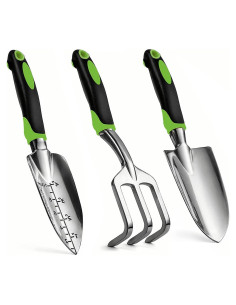 Juego de Herramientas de Jardinería MDSXO 3 Piezas Acero Inoxidable